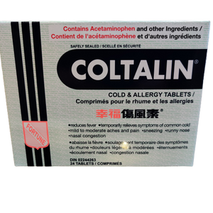 Coltalin® Cold and Allergy Tablets.